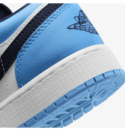 Кросівки дитячі Air Jordan 1 Low Light Blue/White 553560-144