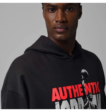 Худі чоловіче Air Jordan Brooklyn Fleece MenS Pullover Hoodie Black IF1843-045