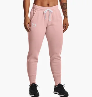 Штани жіночі Under Armour Rival Fleece Joggers Pink 1356416-676