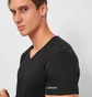 Футболка мужская Kappa Mezza Manica Scollo V Black K1315-NERO