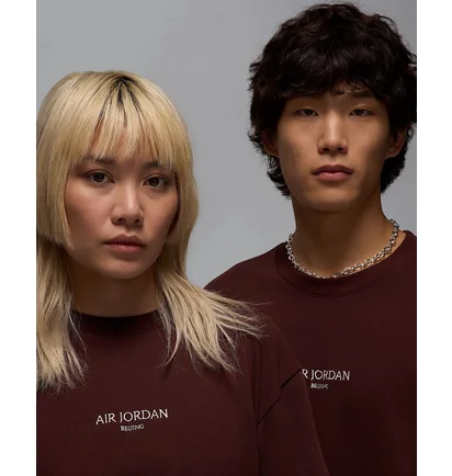 Футболка унисекс Air Jordan 85 Bjng Ss Crew Brown HJ2320-227