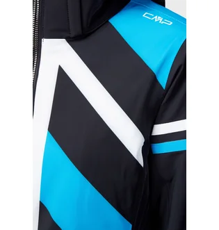Куртка жіноча Cmp Jacket Zip Hood Black/Blue 32W0256-U901