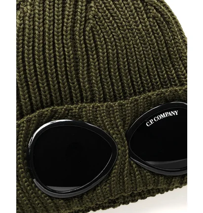 Шапка мужская C.P. Company Goggle Beanie Green CMAC122A-005509A