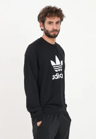 Лонгслив мужской Adidas Adicolor Classics Trefoil Crewneck Black IM4500