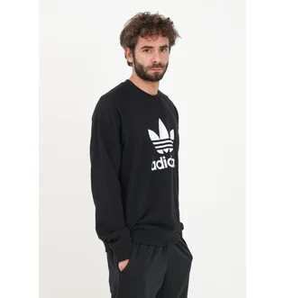 Лонгслив мужской Adidas Adicolor Classics Trefoil Crewneck Black IM4500