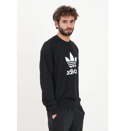 Лонгслив мужской Adidas Adicolor Classics Trefoil Crewneck Black IM4500