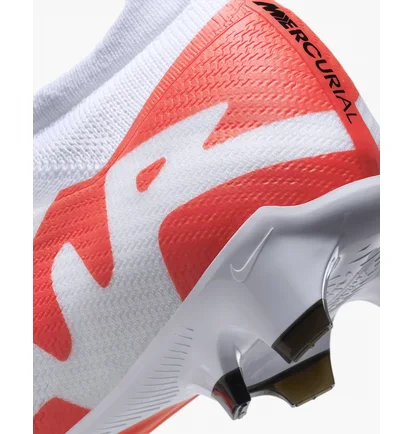 Бутсы унисекс Nike Mercurial Vapor 15 Pro Firm-Ground Soccer Cleats White/Red DJ5603-600