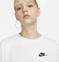 Свитшот женский Nike Sportswear Club Fleece Crewneck Sweatshirt White Dq5473-100