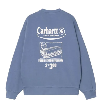 Світшот чоловічий Carhartt WIP Catalogue Light Blue I034729.2X7XX