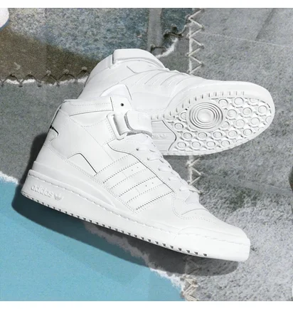 Кросівки унісекс Adidas Forum Mid White FY4975