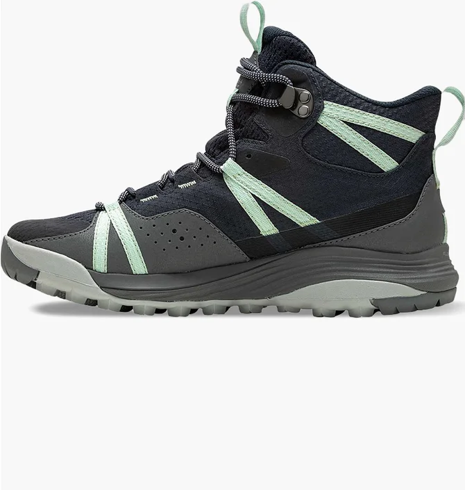 Ботинки женские Merrell Siren 4 Mid Gore-Tex Walking Boots Blue/Grey J037744