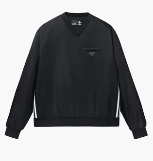 Свитшот мужской Adidas Prada X Re-Nylon Sweater Black HN3986