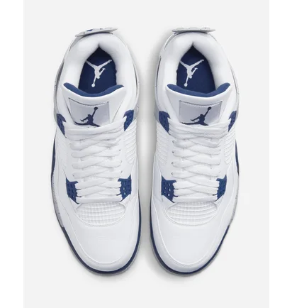 Кросівки чоловічі Air Jordan 4 Retro Midnight Navy White Dh6927-140