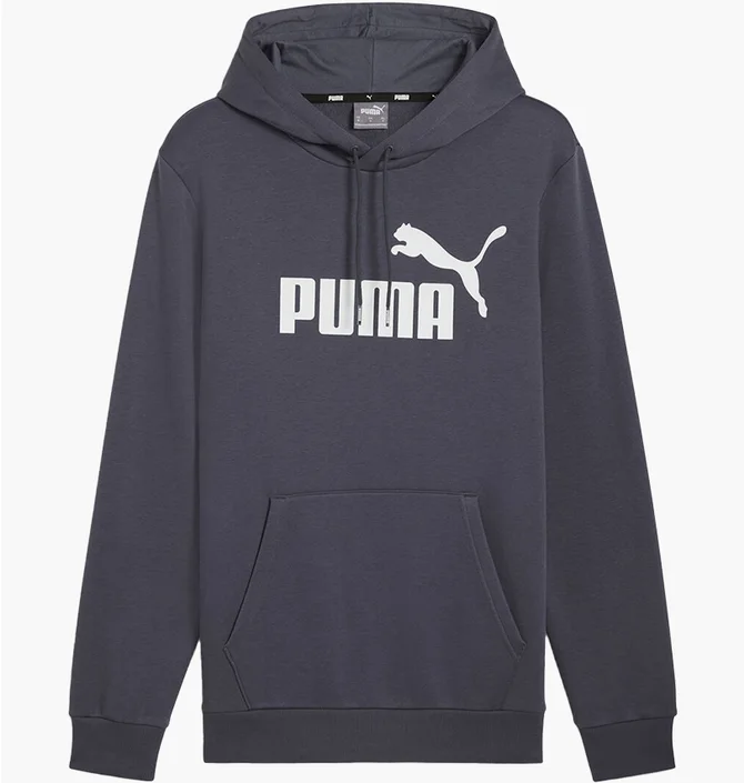 Худи мужское Puma Ess Big Logo Hoodie Fl Blue 586687-23