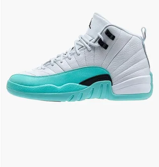Кросівки дитячі Air Jordan 12 Gs White/Turquoise 510815-100
