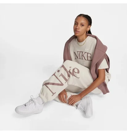 Штани жіночі Nike W Nsw Phnx Flc Os Beige FN2552-104