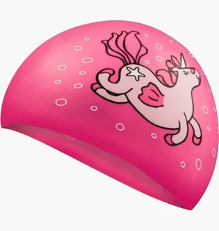 Шапочка для плавания детская Aqua Speed Kiddie Unicorn Pink 142-UNICORN