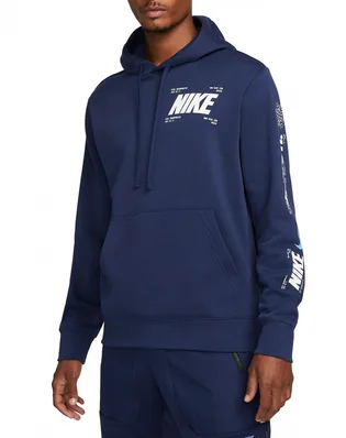 Худи мужское Nike Nsw Hoodie Si 3 Open Blue Dx1089-410