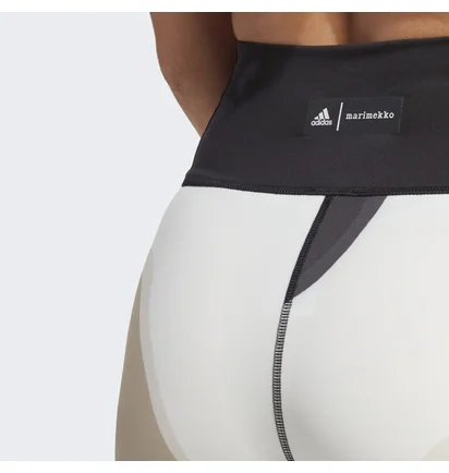 Шорты женские Adidas X Marimekko Optime Training Bike Short Tights Beige HR8181