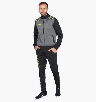 Спортивний костюм чоловічий Zeus Tuta Easy Black/Grey Z01587