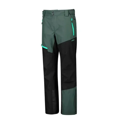 Штаны мужские CMP Pant Free Ride Green/Black 32W4007-E319