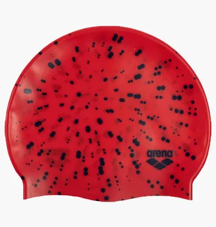 Шапочка для плавания детская Arena Print Jr Red 94171-232