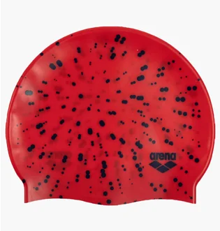 Шапочка для плавания детская Arena Print Jr Red 94171-232