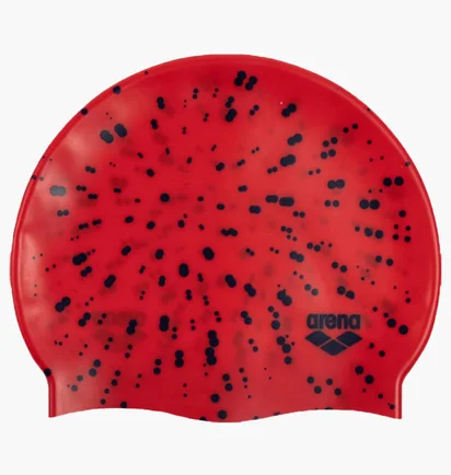 Шапочка для плавания детская Arena Print Jr Red 94171-232