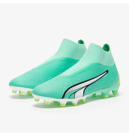 Бутсы мужские Puma Ultra Match+ Laceless/Ag Turquoise 10724303