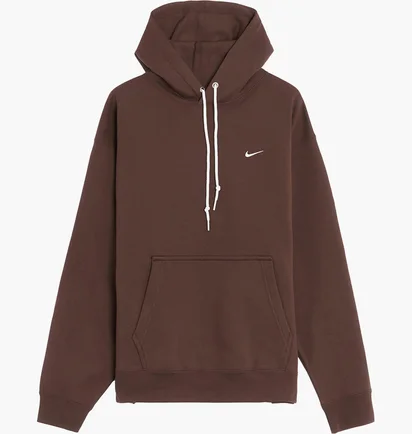 Худі чоловіче Nike Solo Swoosh Fleece Hoodie Brown DX1355-237