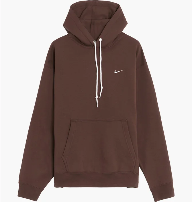 Худі чоловіче Nike Solo Swoosh Fleece Hoodie Brown DX1355-237