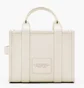 Сумка женская Marc Jacobs The Leather Small Tote Bag Beige H009L01SP21-COTTON-SILVER-64209