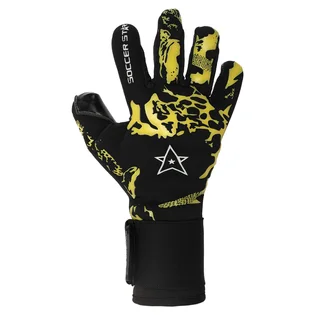 Перчатки вратарские унисекс Soccer star Black VL-5999