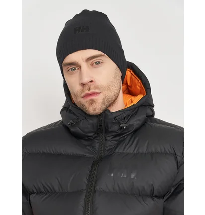 Шапка унисекс Helly Hansen Brand Beanie Black 57502-990