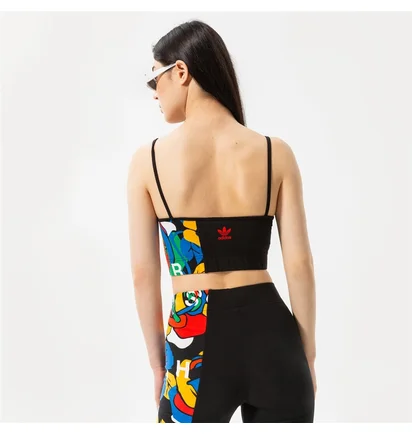 Топ женский Adidas Top Crop Black Hc4465