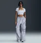 Футболка жіноча Nike Tight Cropped Mini-Rib 2-In-1 Grey HJ1299-051