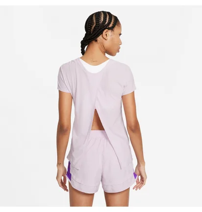 Майка женская Nike W Nk Icon Clash Miler Ss Pink CZ9606-576