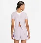 Майка женская Nike W Nk Icon Clash Miler Ss Pink CZ9606-576