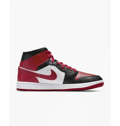 Кросівки жіночі Nike Air Jordan 1 Mid Red/White Bq6472-079