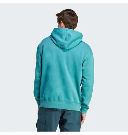 Худи мужское Adidas All Szn Garment-Wash Turquoise IB4074