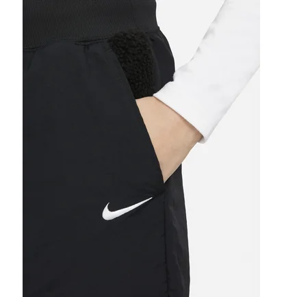 Штаны женские Nike Sportswear Essential WomenS Woven High-Waisted Curve Pants Black DQ6809-010