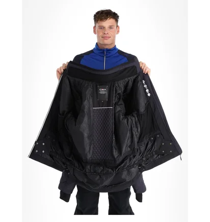 Куртка чоловіча CMP Jacket Zip Hood Black 33W0967-U901