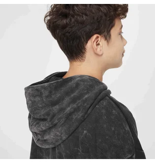 Худі дитяче Nike Cob Flc Po Hoodie Wash Black FZ5266-010