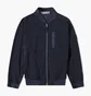 Бомбер мужской Stone Island Cupro Cotton Twill Bomber Jacket Blue 781542629-V0020