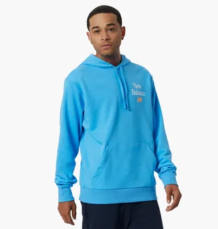 Худи мужское New Balance Essentials Celebrate Hoodie Blue Mt21513Vsk