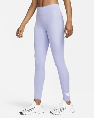Легінси жіночі Nike Swoosh Run Leggings Light Blue DM7767-569