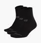 Шкарпетки унісекс New Balance Prf Cotton Flat Knit Ankle (3 пари) Black Las95233Bk