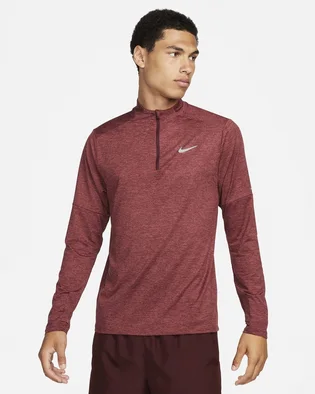 Кофта мужская Nike Element Dri-Fit 1/2-Zip Running Top Red DD4756-681