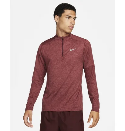 Кофта чоловіча Nike Element Dri-Fit 1/2-Zip Running Top Red DD4756-681