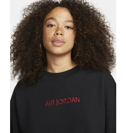 Свитшот женский Air Jordan WomenS Crew Sweatshirt Black DQ4649-010
